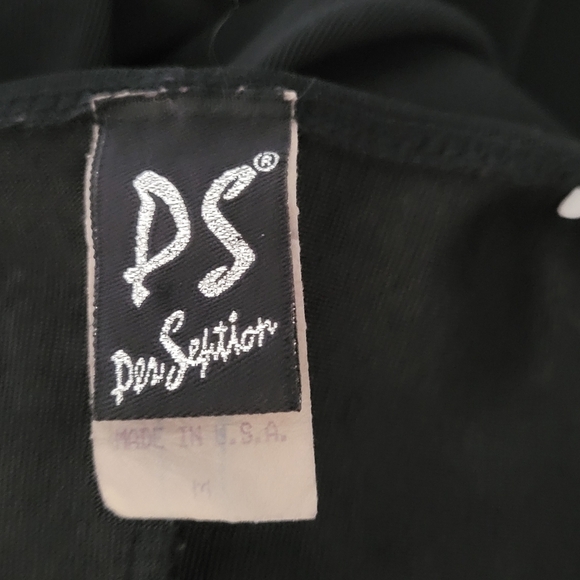 Per Seption Black And White Tenniscore Cross Back Dress - Picture 6 of 7